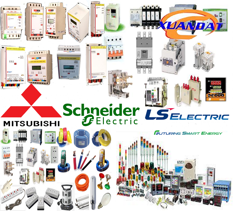 Phân phối thiết bị điện các hãng nổi tiếng Panasonic, Idec, Mitsubishi, Schneider, Cadivi, Hanyoung, LS. Hyundai, Fuji, Sino... giá rẻ, chính hãng